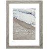 Dřevěný rám Hama MDF Waves 10x15 cm šedý