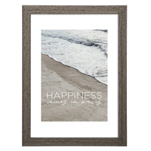 Dřevěný rám Hama MDF Waves 10x15 cm taupe