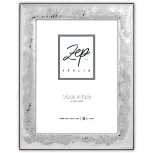 ZEP Kovový rámeček na fotografie s vysokým leskem Amalfi 15x20 cm stříbrný