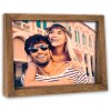 Dřevěný fotorámeček ZEP Marne hnědý 15x20 cm formát na šířku