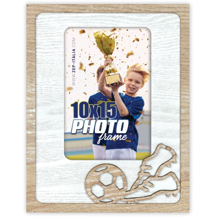 Dřevěný portrétní rám ZEP Maradona 10x15 cm fotbalový obrazový rám