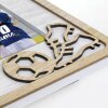 Dřevěný portrétní rám ZEP Maradona 10x15 cm fotbalový obrazový rám