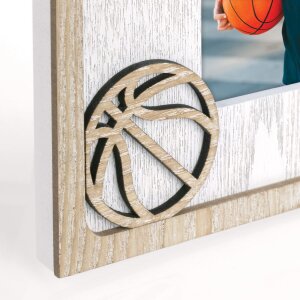 Dřevěný fotorámeček ZEP Jordan 10x15 cm basketbalový fotorámeček