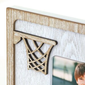 Dřevěný fotorámeček ZEP Jordan 10x15 cm basketbalový fotorámeček