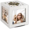 ZEP dřevěná kostka na fotografie Dasher 4 fotografie 10x10 cm otočné