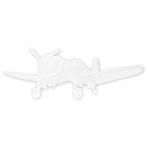 ZEP plechový nápis PLANE 50x18x0,4 cm dekorace na zeď letadlo