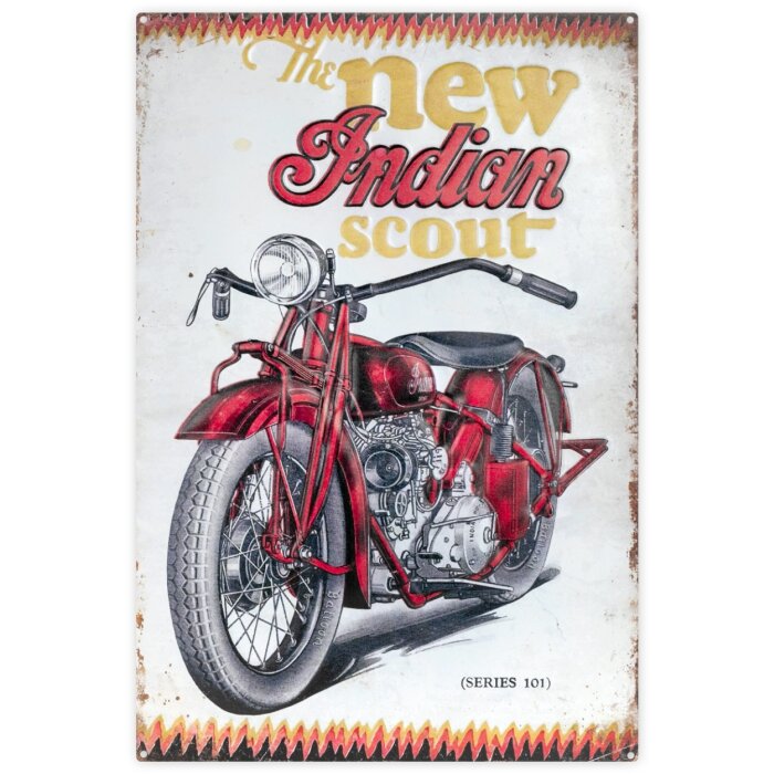 Plechová cedule ZEP MOTO 30x45x0,4 cm
