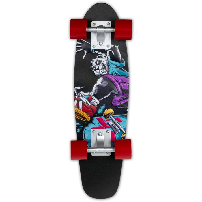 ZEP nástěnná dekorace SKATE 16,5x55x6,5 cm Skateboard Angry Panda