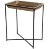 Clayre & Eef 50420L Odkládací stolek 53x54x62 cm Měděná barva