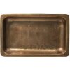 Clayre & Eef 50420L Odkládací stolek 53x54x62 cm Měděná barva