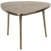 Clayre & Eef 50422S Odkládací stolek 60x60x42 cm Zlatá barva