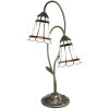 Clayre & Eef 5LL-6253 Stolní lampa Tiffany 35x18x61 cm E14-max 2x25W Hnědá - Bílá