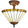 Clayre & Eef 5LL-6281 Stropní svítidlo TiffanyØ 29x30 cm E14-max 2x25W