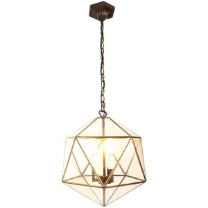 Clayre & Eef 5LL-9344 Závěsná lampa 30x30x160 cm E14-max 3x40W