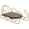 Clayre & Eef 64966 Dekorace sáně 26x13x12 cm hnědá
