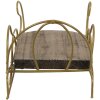 Clayre & Eef 64966 Dekorace sáně 26x13x12 cm hnědá