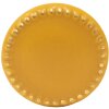 Clayre & Eef 65065 Dveřní klika Ø 4x3 cm žlutá - zlatá barva