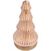 Clayre & Eef 65121 Vánoční stromek Ø 13x24 cm růžový