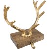 Clayre & Eef 65142 Držák na vánoční punčochu paroží 21x13x21 cm