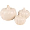 Clayre & Eef 6CE1500 Dekorace dýně Ø 7x6 cm béžová - hnědá