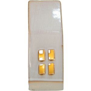 Clayre & Eef 6CE1505 Dekorace domeček s LED 7x6x15 cm...