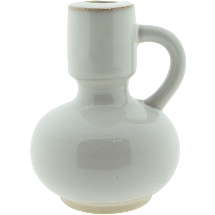 Clayre & Eef 6CE1516 Svícen 12x10x14 cm béžový