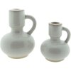 Clayre & Eef 6CE1516 Svícen 12x10x14 cm béžový