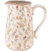 Clayre & Eef 6CE1552L Dekorativní džbán 21x14x23 cm Růžová - béžová Dekorativní džbán