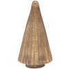 Clayre & Eef 6GL3634 Vánoční stromek Ø 15x32 cm hnědý