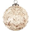 Clayre & Eef 6GL3714 Vánoční ozdoby Ø 12x12 cm Hnědé vánoční ozdoby