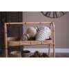 Clayre & Eef 6GL3773 Vánoční ozdoby Ø 12x25 cm Hnědá - Bílá vánoční ozdoba XL
