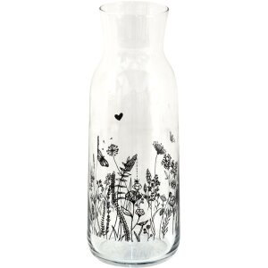 Clayre & Eef 6GL4079 Karafa Ø 9x25 cm - 1000 ml