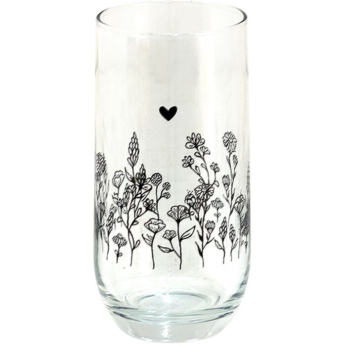 Clayre & Eef 6GL4081 Sklenice na pití Ø 6x14 cm - 280 ml