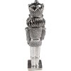 Clayre & Eef 6PR3694 Dekorace Louskáček 5x4x19 cm Stříbrná barva