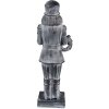 Clayre & Eef 6PR3734 Dekorace Louskáček na ořechy 15x11x47 cm šedý