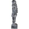 Clayre & Eef 6PR3734 Dekorace Louskáček na ořechy 15x11x47 cm šedý