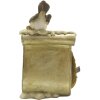 Clayre & Eef 6PR4867 Dekorace Ptáci 10x5x15 cm Zlatá barva - hnědá