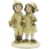 Clayre & Eef 6PR4872 Dětská dekorace 10x6x15 cm Béžová vánoční dekorace