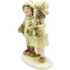 Clayre & Eef 6PR4872 Dětská dekorace 10x6x15 cm Béžová vánoční dekorace
