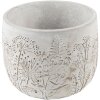 Clayre & Eef 6TE0403S Květináč Ø 14x11 cm šedý - béžový