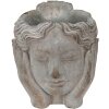 Clayre & Eef 6TE0409S Květináč 14x16x17 cm šedý