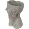Clayre & Eef 6TE0410L Květináč 16x16x22 cm šedý