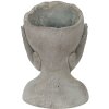 Clayre & Eef 6TE0410L Květináč 16x16x22 cm šedý