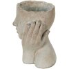 Clayre & Eef 6TE0410S Květináč 13x13x18 cm šedý