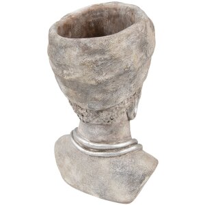 Clayre & Eef 6TE0416 Květináč 17x16x27 cm béžový