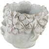 Clayre & Eef 6TE0418L Květináč 20x18x18 cm šedý - béžový