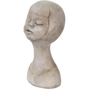 Clayre & Eef 6TE0422L Dívčí poprsí 12x11x24 cm Béžová barva