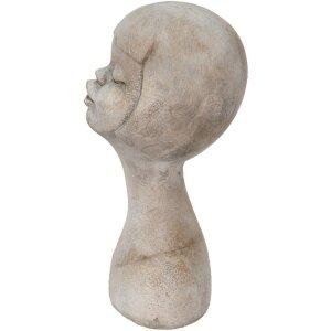 Clayre & Eef 6TE0422L Dívčí poprsí 12x11x24 cm Béžová barva