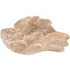 Clayre & Eef 6TE0436 Květináč srdce 23x25x10 cm Zlatá barva