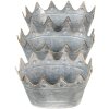 Clayre & Eef dekorace držák na rostliny (3 kusy) 40x27x19 -34x23x18-29x22x16 cm